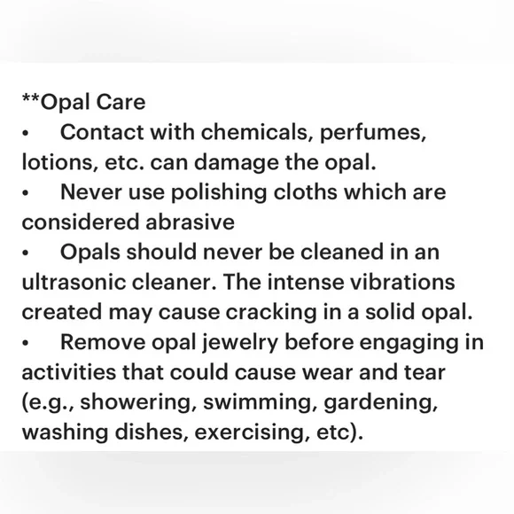 🎉Host Pick🎉 18k gold white fire opal necklace - Picture 8 of 9